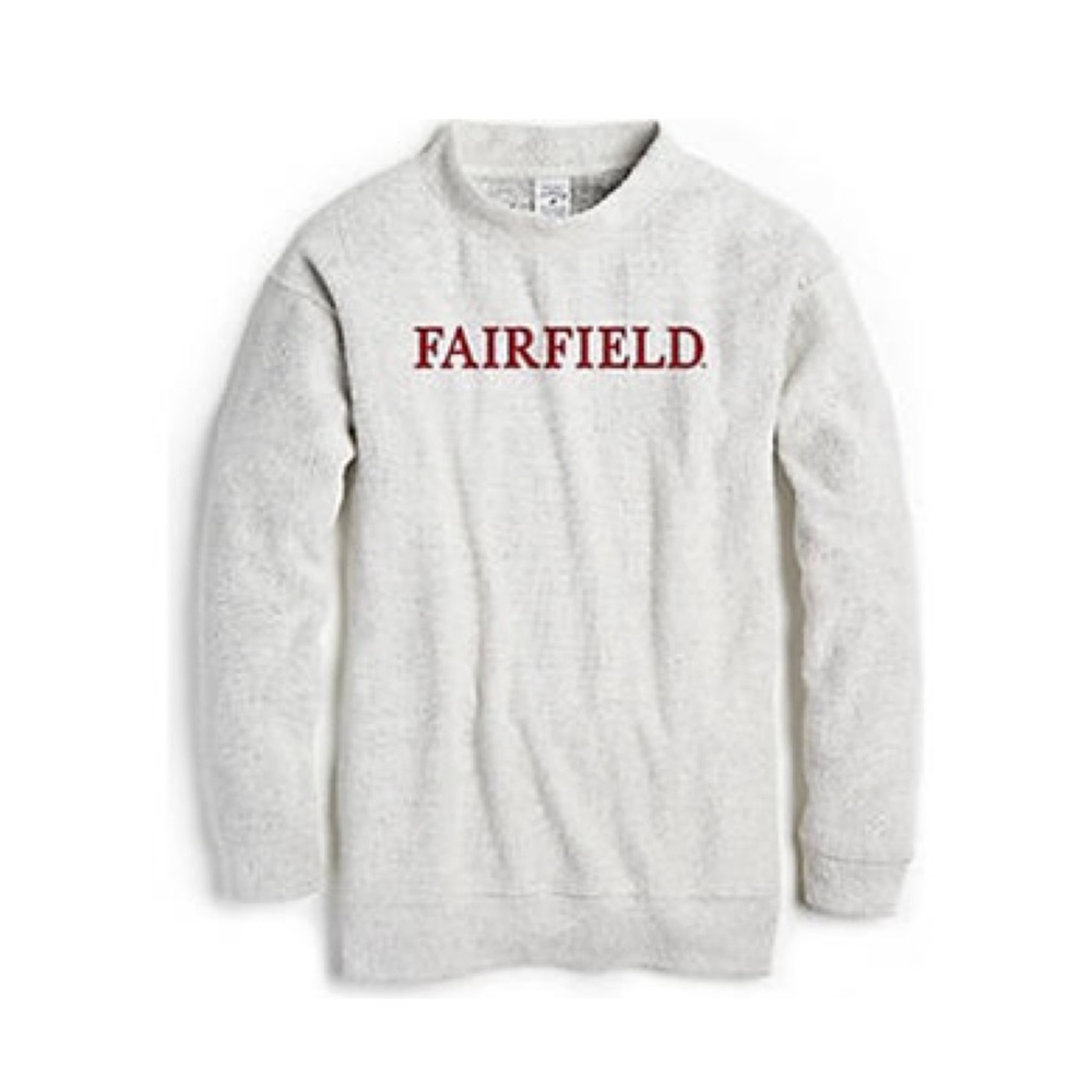 League Fairfield University College Cozy Crew Pullover Sweatshirt Small